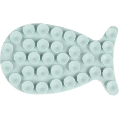 Tapis à lécher Martha poisson vert en silicone  pour chat