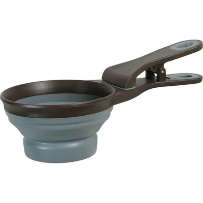 zolux - Pince 2 en 1 doseur silicone M  237 ml gris pour chat et chien