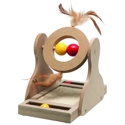 Jeux  tumbler pour gratter, en bois 30 cm pour chat .
