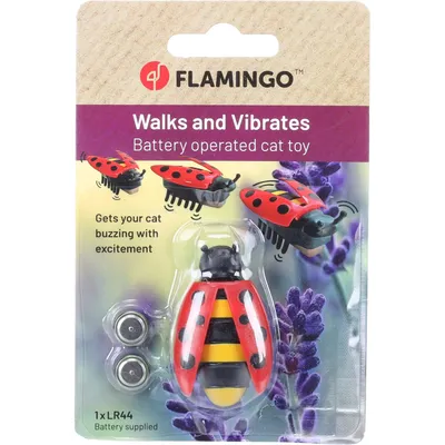 Flamingo - Coccinelle Rouge Spredda Jouet chat