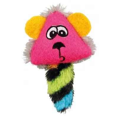 Trixie - jouet pour chat "visage d'animal" 7 cm