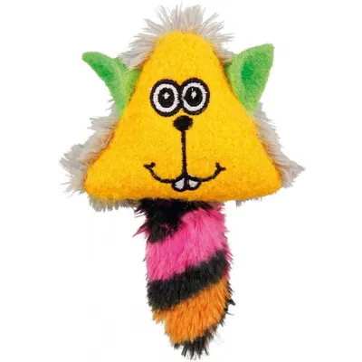 jouet pour chat "visage d'animal" 7 cm