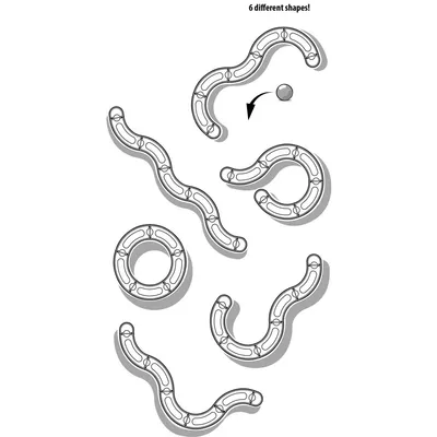 FLAMINGO Tunnel jouet pour chats Moggy 39x39x7,7 cm