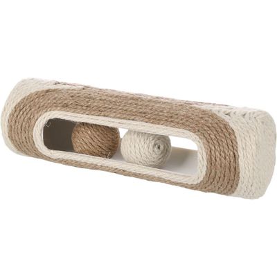 Tube Cylindre avec balles  ø 9.5 cm x 29 cm jouet pour chat