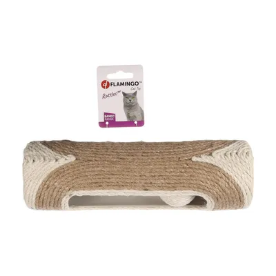 Flamingo - Tube Cylindre avec balles  ø 9.5 cm x 29 cm jouet pour chat