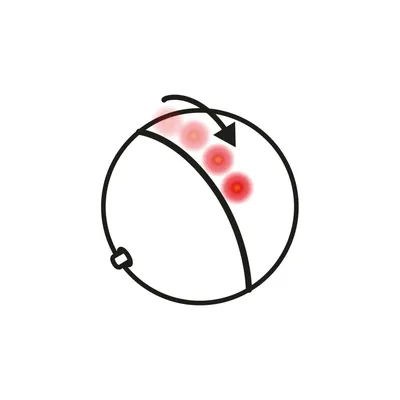 Flamingo - Balle led magic rose pour chat ø 6.5 cm