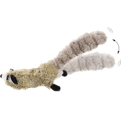 Flamingo - Jouet raton laveur électronique avec queue mobile 34 cm pour cha