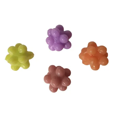 Set de balles avec bosses 4 pièces Dimensions: ø 3,5 cm  pour chat.
