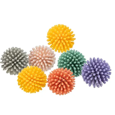 animallparadise - 7 balles hérisson, vinyle pour chat