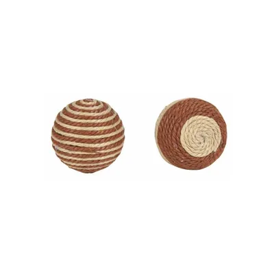 animallparadise - lot de 4 balles à cliquetis pour chat