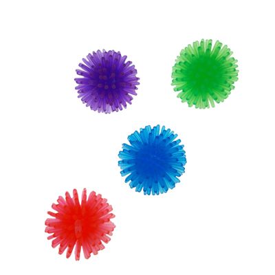 4 Balles hérisson ø 3 cm jeux pour chat