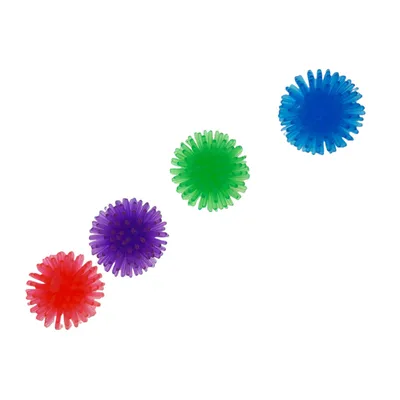 animallparadise - 4 Balles hérisson ø 3 cm jouet pour chat animallparadise - 4 Balles hérisson ø 3 cm jouet pour chat