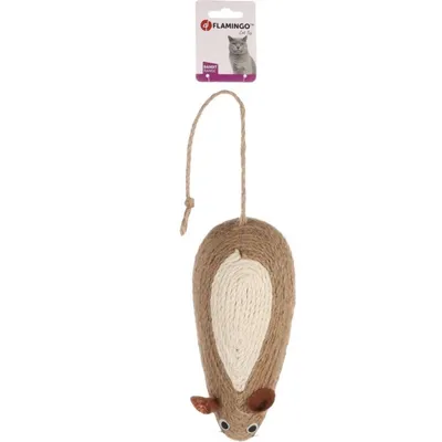 Flamingo - Souris a cliquetis  ø 10.5 cm x 23 cm jouet pour chat