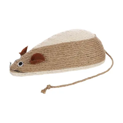 Souris a cliquetis  ø 10.5 cm x 23 cm jouet pour chat