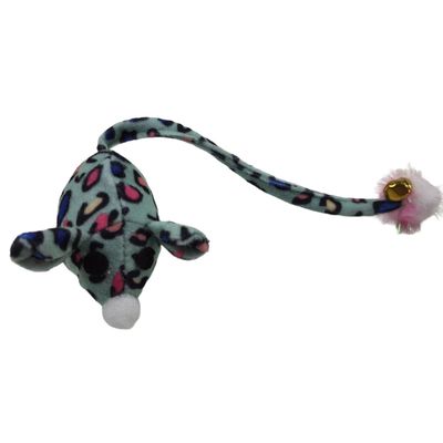 Un lot de 4 souris pour chat de formes et de couleurs différentes, aléatoir