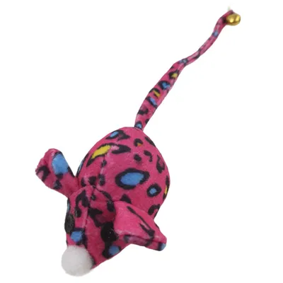 Un lot de 4 souris pour chat de formes et de couleurs différentes, aléatoir