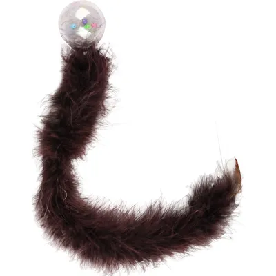 Flamingo - 1 Balle Boa avec plume 47 cm jouet pour chat couleur aléatoire