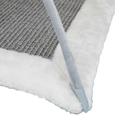TRIXIE Tapis d'activité pour chats Sisal et peluche 43114