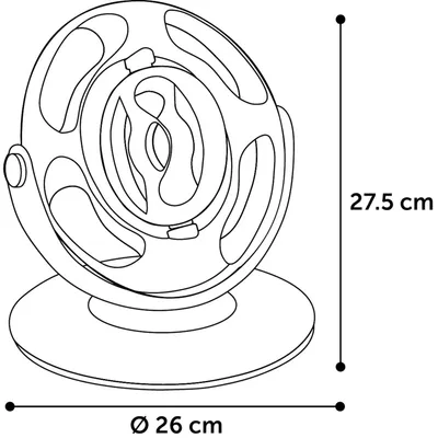 FLAMINGO Jouet électronique pour chat Dita Roue rotative