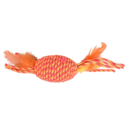 rouleau BIBI orange 29 cm Jouet pour chat