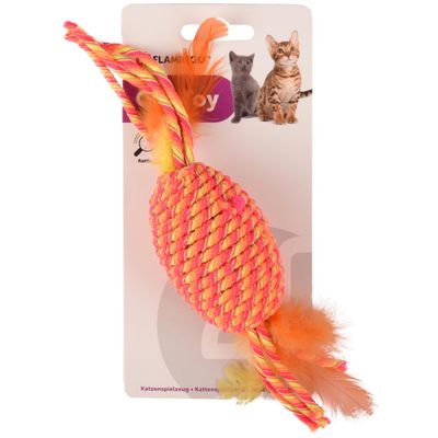 rouleau BIBI orange 29 cm Jouet pour chat