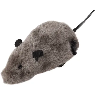Jouet souris Asher 17 cm remontable couleur aléatoire pour chat