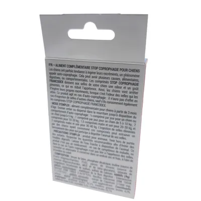 Stop coprophagie (ingestion des selles) 30 comprimés pour chien