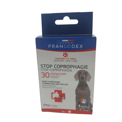 Stop coprophagie (ingestion des selles) 30 comprimés pour chien