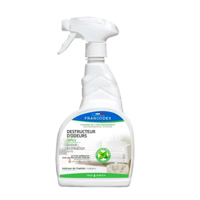 Francodex - Destructeur d'odeur spray 750 ml  fraicheur menthe pour l'habit Francodex - Destructeur d'odeur spray 750 ml  fraicheur menthe pour l'habit