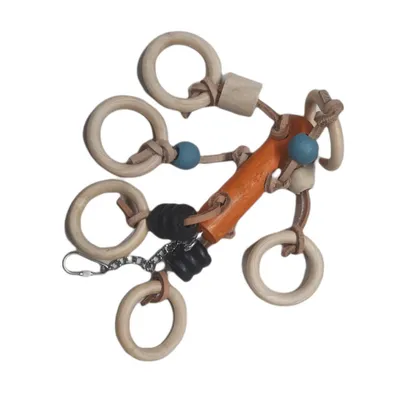 animallparadise - Jouet SINA bâton et anneaux, pour perruches.