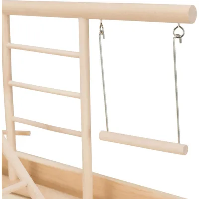 animallparadise - Plateau de jeux en bois, pour perruches et canaris.