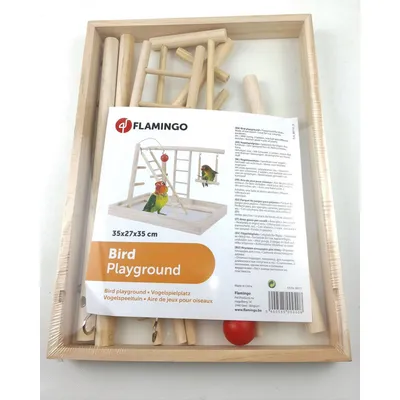 FLAMINGO Aire de jeu pour oiseaux L 35x25x27 cm