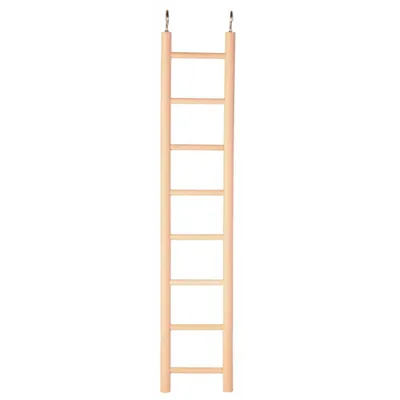 Echelle en bois pour cage 36cm 8 barreaux.
