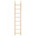 Echelle en bois pour cage 36cm 8 barreaux.