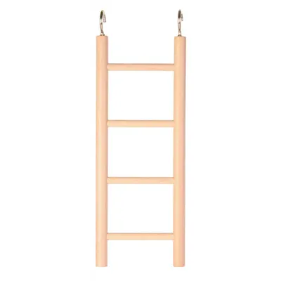 Echelle en bois pour cage 36cm 8 barreaux.