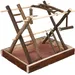 Plateau de jeux en bois, pour canaris et perruches.