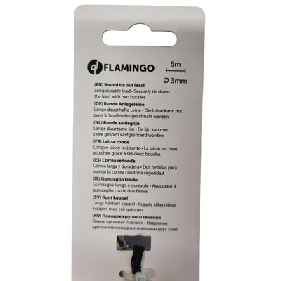 Laisse cordon d'attache  ø 3 mm  x 5 mètres pour chat