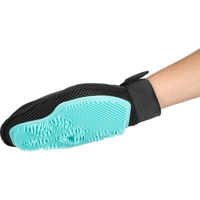 Gant de toilettage double face 2 en1 pour chien