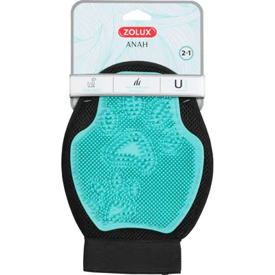 Gant de toilettage double face 2 en1 pour chien