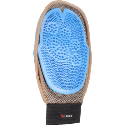 Flamingo - Gant 3 en 1 habillement, massage et brossage pour chien et chat