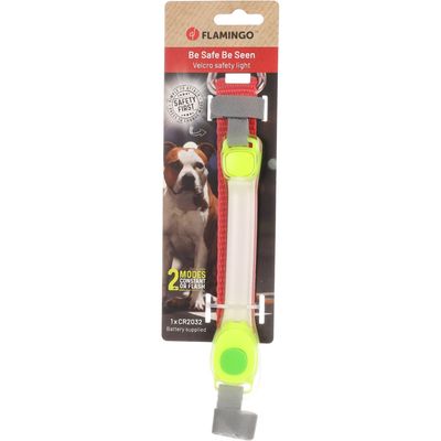 Bande de sécurité Neil Jaune fluo pour collier pour chien