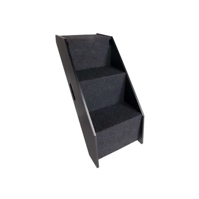 animallparadise - Rampe et escalier pour chien Noir 62 x 36 x 51 cm