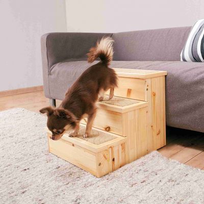 Escalier en bois pour petit chiens taille 40 x 38 x 45 cm