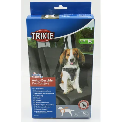 Trixie - Harnais pour voiture Dog Confort S-M pour chien