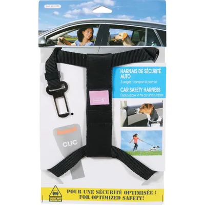 Harnais de sécurité taille S pour chien en voiture