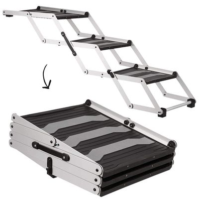 Escalier repliable Falt -Treppe. accessoire voiture  pour chien. 3 marches.