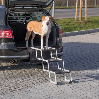 Escalier repliable Falt -Treppe. accessoire voiture  pour chien. 3 marches.