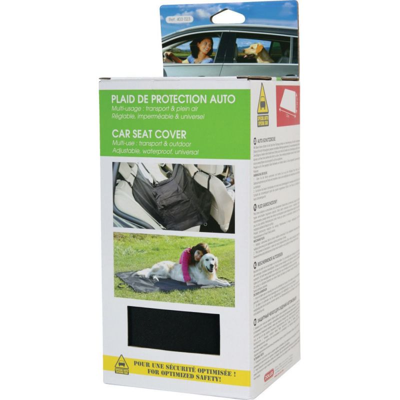 Plaid de protection voiture auto réglable, pour chien