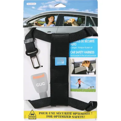 Harnais de sécurité taille M pour chien en voiture