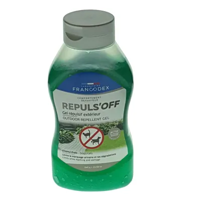 Francodex - Gel répulsif extérieur RÉPULS'OFF 640 g chat et chien